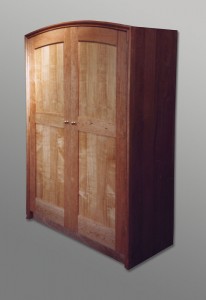 Image of Media cabinet in american and english cherry
